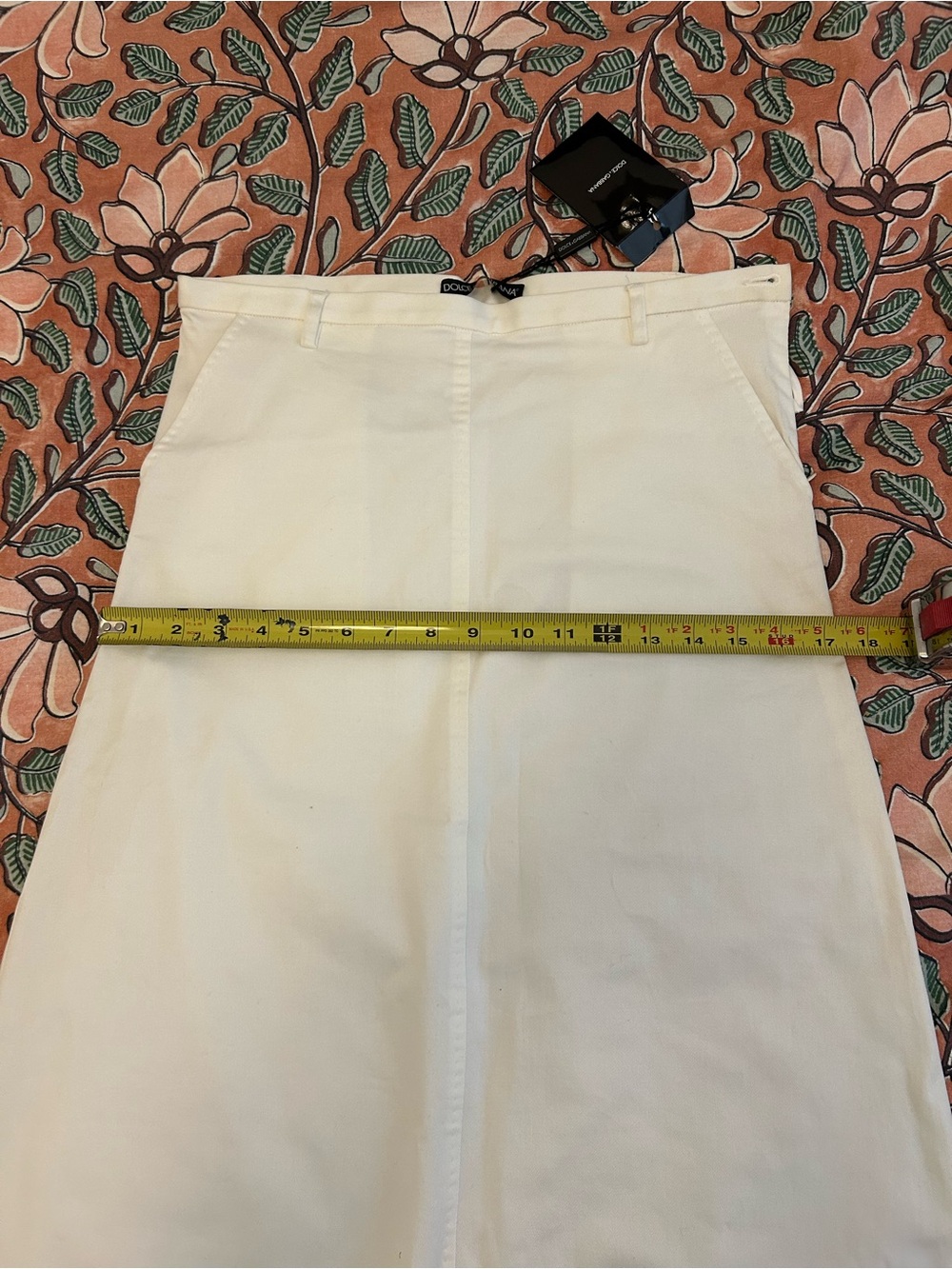 Dolce & Gabbana White A-Line Skirt - Picture 4 of 9